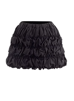 Race chabe top + high waist chu skirt [Reserved product]