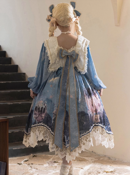 Galaxy Fantasy Thorn Rose Dairy in Lolita Dress
