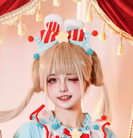 Circus Pierrot Bunny Dress Setup Complete