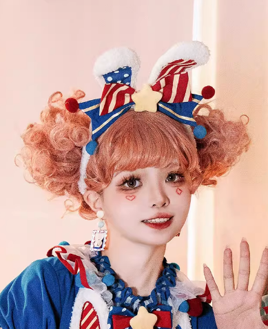 Circus Pierrot Bunny Dress Setup Complete