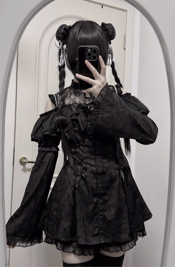 [Deadline for reservation: June 4] Mine China White/Black Dress Setup