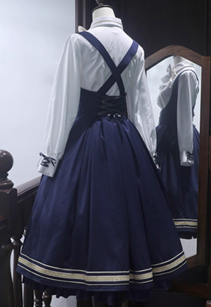 [Pre-order Deadline: August 30] Church Choir Gothic Cape Dress Set + Classical Blouse