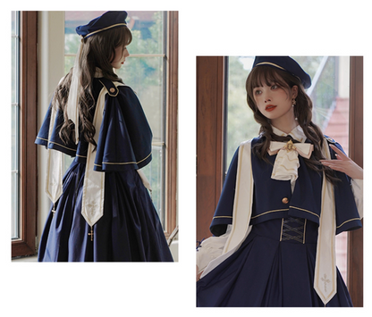[Pre-order Deadline: August 30] Church Choir Gothic Cape Dress Set + Classical Blouse
