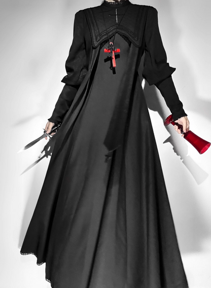 【9月13日截止预订】月夜修女祈祷哥特连衣裙