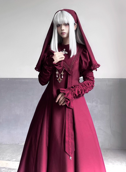 【9月13日截止预订】月夜修女祈祷哥特连衣裙