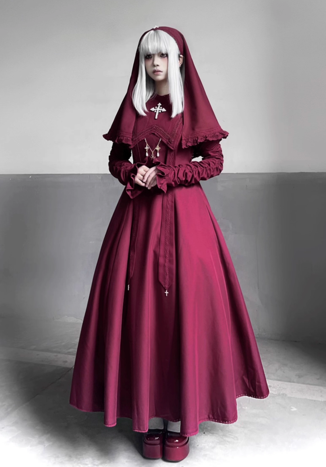 【9月13日截止预订】月夜修女祈祷哥特连衣裙
