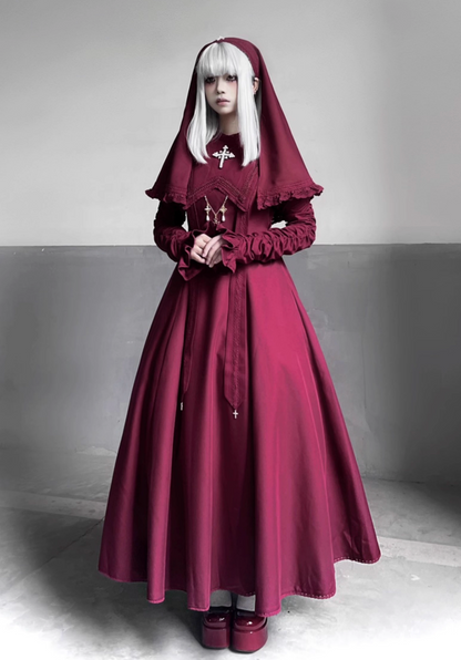 【9月13日截止预订】月夜修女祈祷哥特连衣裙
