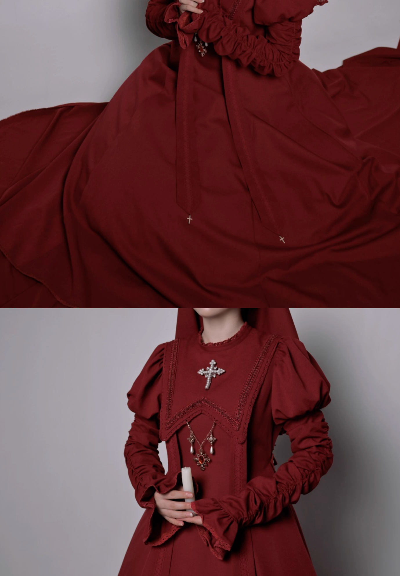 【9月13日截止预订】月夜修女祈祷哥特连衣裙