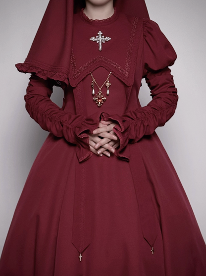 【9月13日截止预订】月夜修女祈祷哥特连衣裙