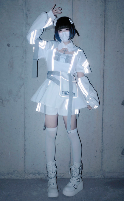 Cyber Punk Reflective Suit