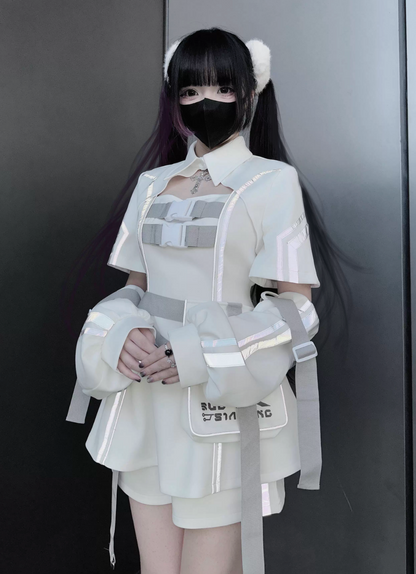 Cyber Punk Reflective Suit