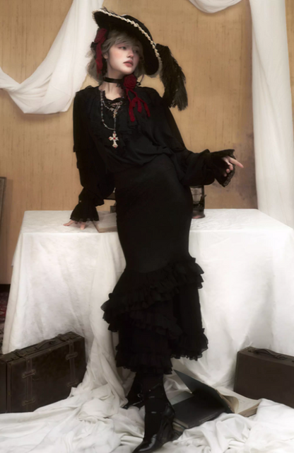 【予約商品】Song of the Lonely Birdクラシックマーメイドスカート