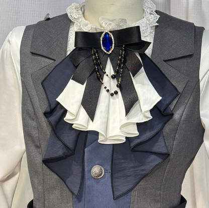 [Pre-order Deadline: November 9] Steampunk Prince Vest Shorts Cape Suit Set + Hat + Complete Accessories
