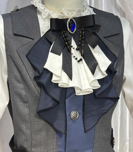 [Pre-order Deadline: November 9] Steampunk Prince Vest Shorts Cape Suit Set + Hat + Complete Accessories