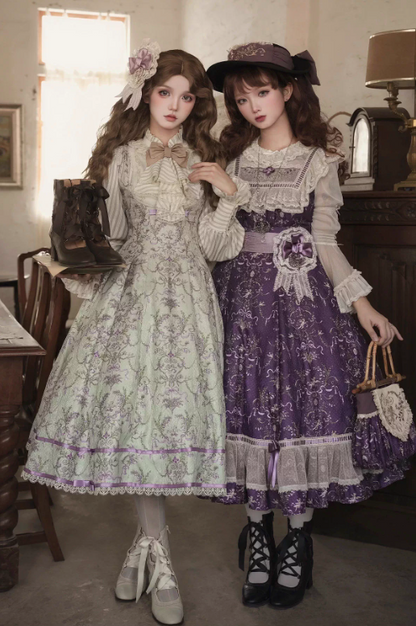 【12月26日予約締切】エレガントアンティークロリータレースアップブーツ