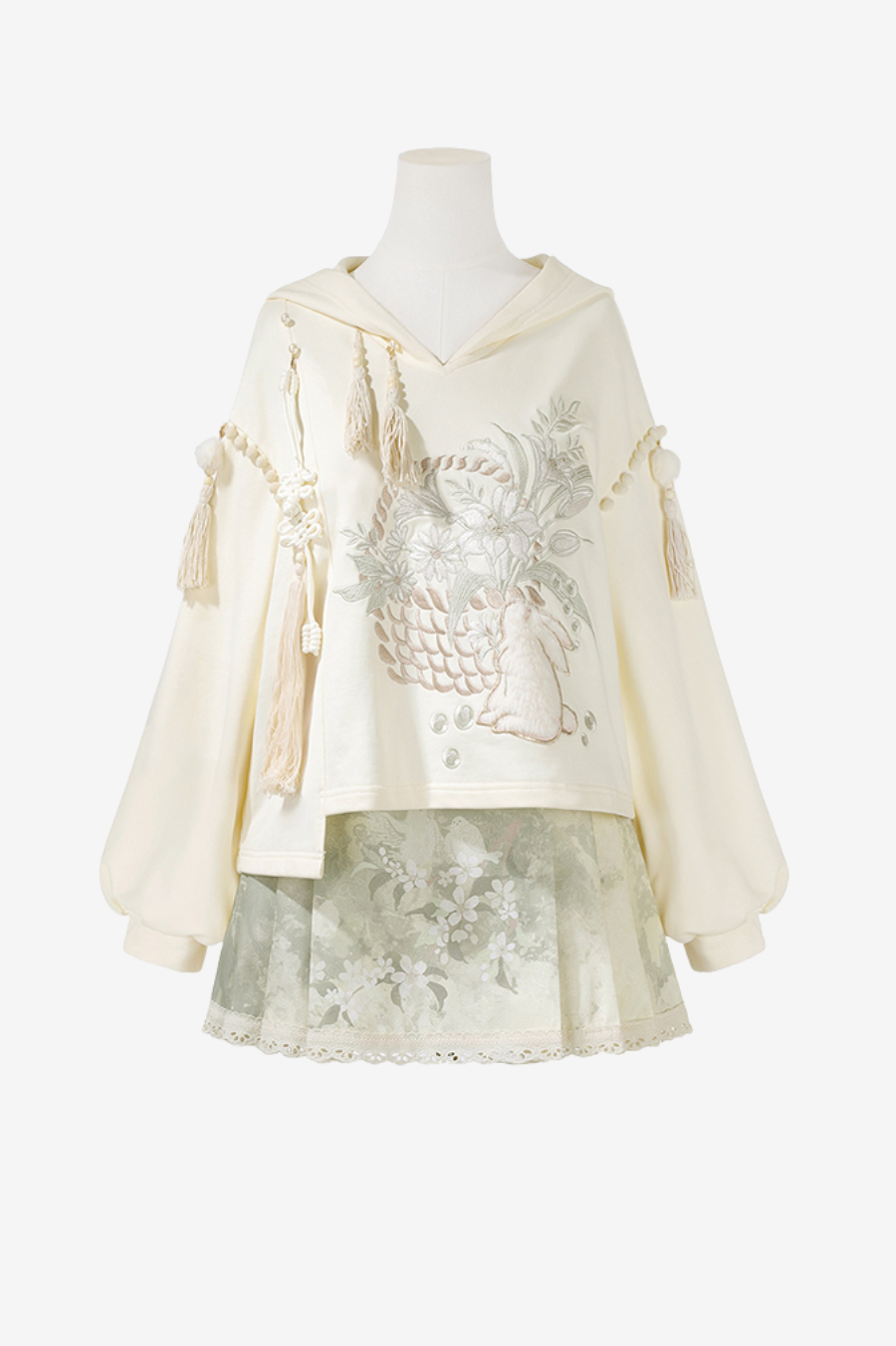 China Sweatshirt + Half Skirt