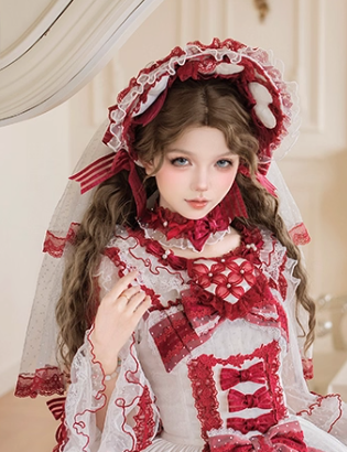 【12月26日予約締切】ピュアスイートローズファンタジーシリーズボンネット＋アクセサリー