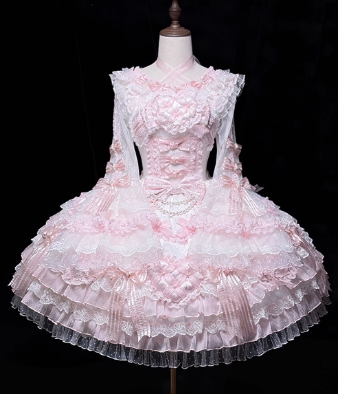 【12月26日予約締切】ピュアスイートローズファンタジーティアードロリータドレス