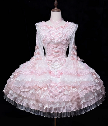 【12月26日予約締切】ピュアスイートローズファンタジーティアードロリータドレス