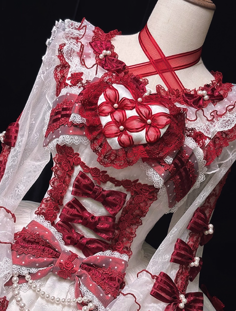 【12月26日予約締切】ピュアスイートローズファンタジーティアードロリータドレス