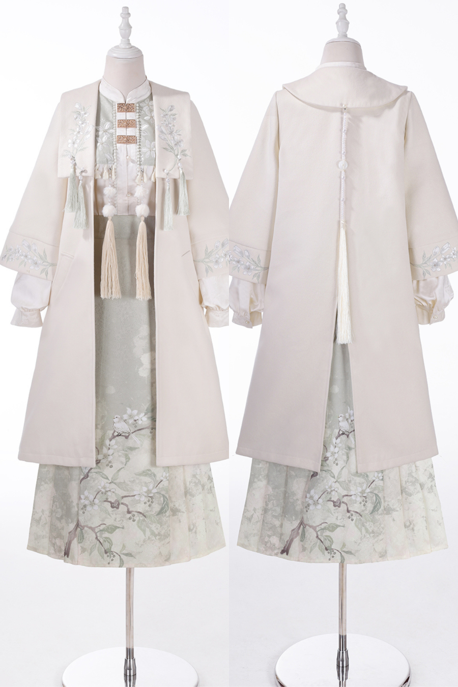 フォレストチャイナコート+スカート+トップス