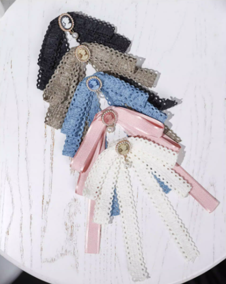 【Reservation deadline February 23】Classic Elegant Series Frill Stand Collar Short Flare Dress