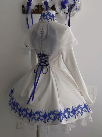 【4月13日预售截止】天使告白哥特洛丽塔十字蕾丝披肩