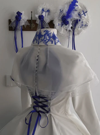 【4月13日预售截止】天使告白哥特洛丽塔十字蕾丝披肩