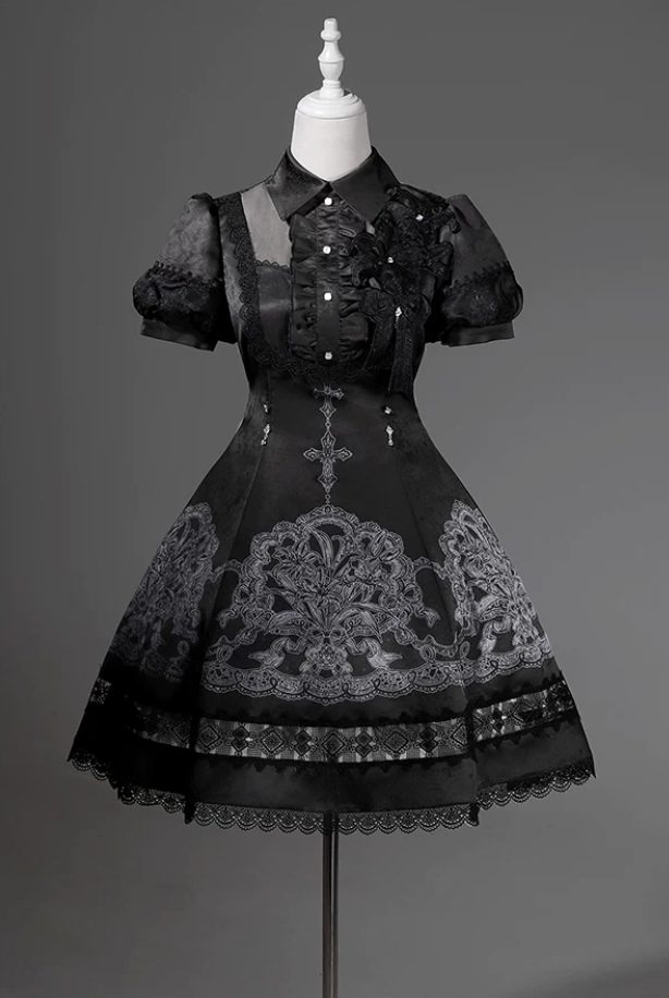 Lace Lily Gothic Lolita Dress