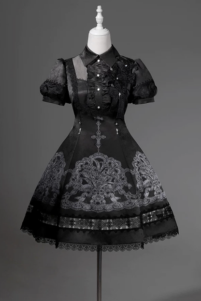 Lace Lily Gothic Lolita Dress