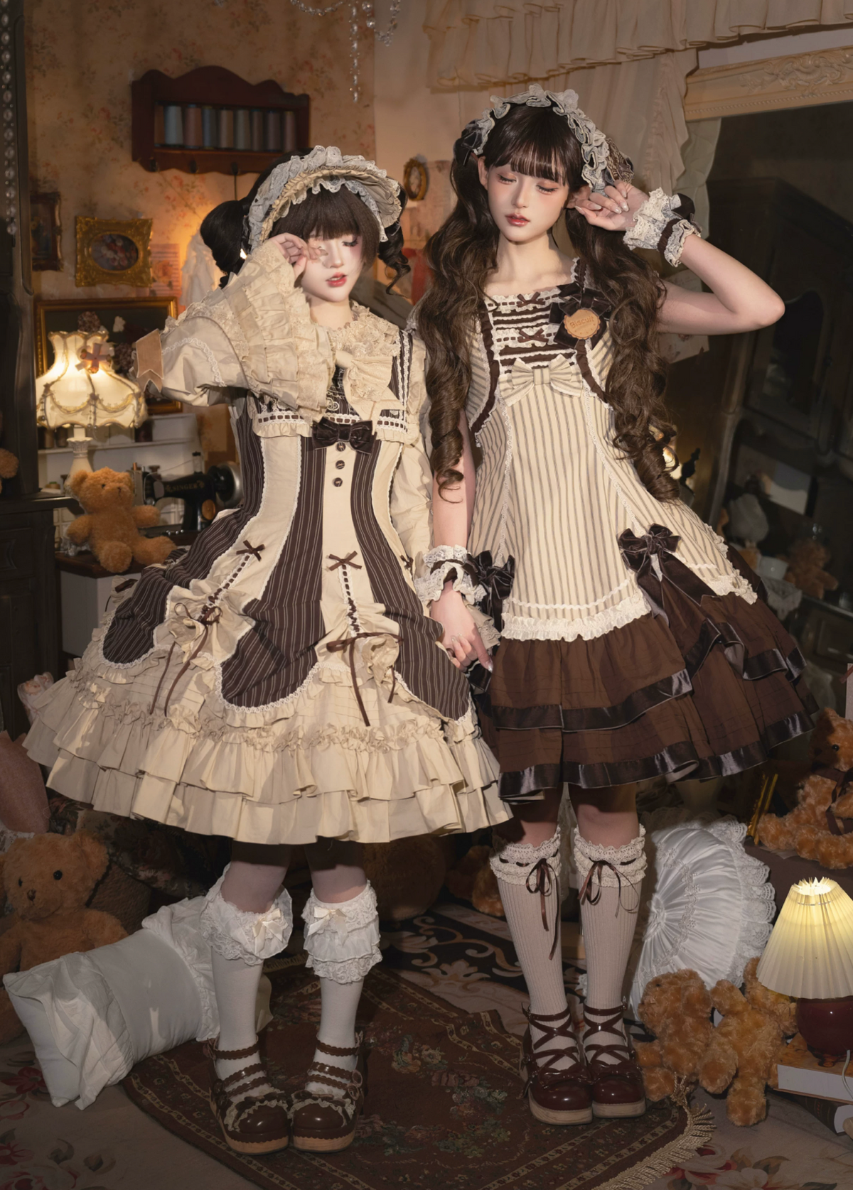Robe lolita style poupée victorienne