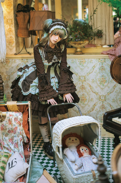 Robe lolita style poupée victorienne