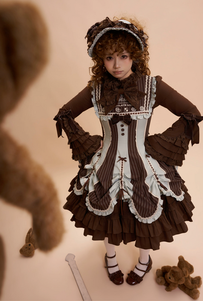 Robe lolita style poupée victorienne
