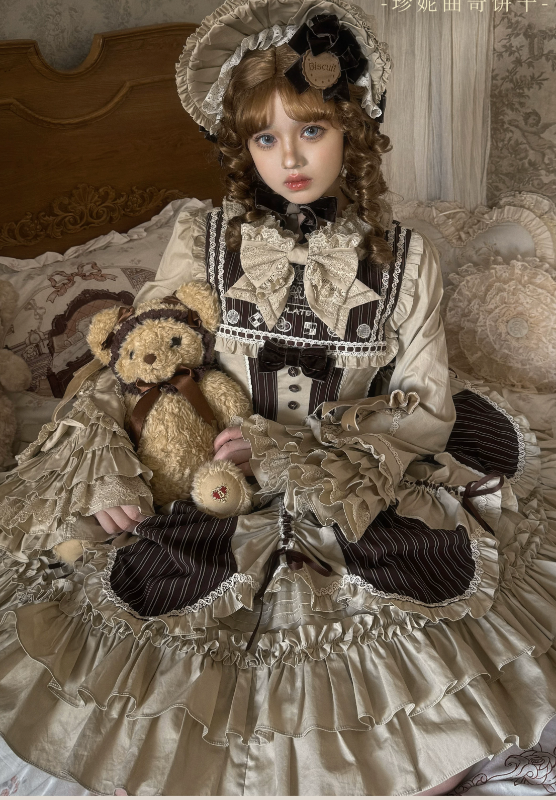 Robe lolita style poupée victorienne