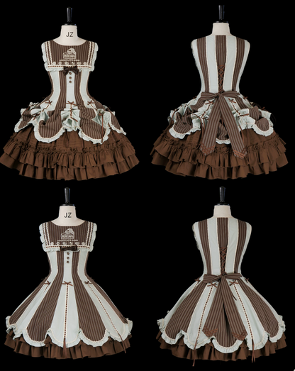 Robe lolita style poupée victorienne