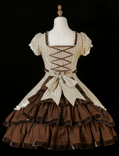 Robe lolita style poupée victorienne
