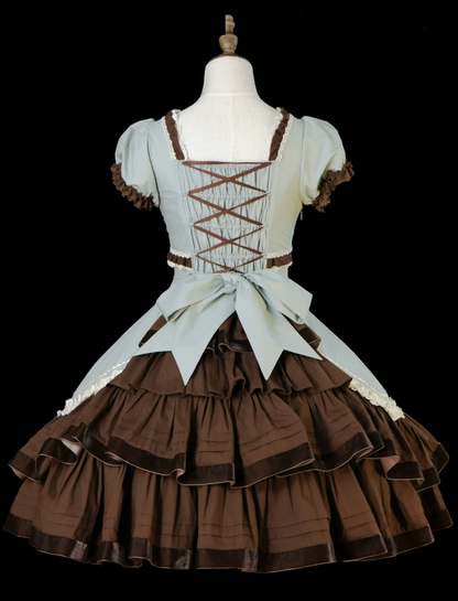 Robe lolita style poupée victorienne