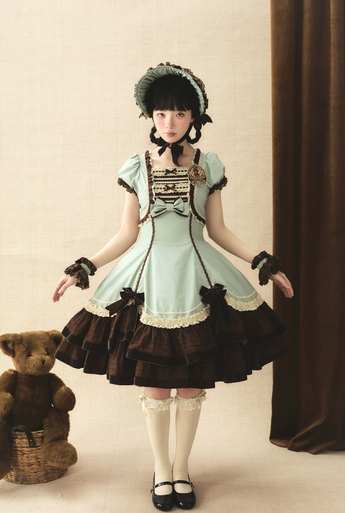 Robe lolita style poupée victorienne