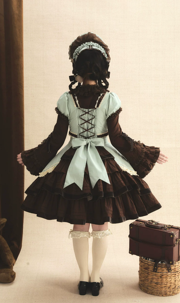 Robe lolita style poupée victorienne
