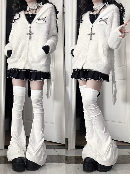 Long Rabbit Ear Design Jacket