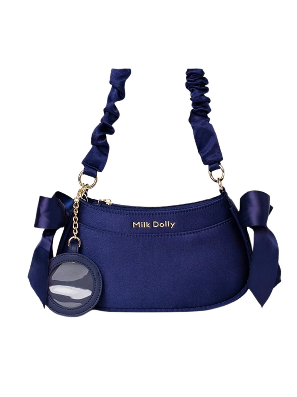 フローティングキャットサテンワンショルダーバッグ