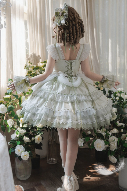 【4月5日予約締切】リリーエンブロイダリーロリータプリンセスコルセットドレス