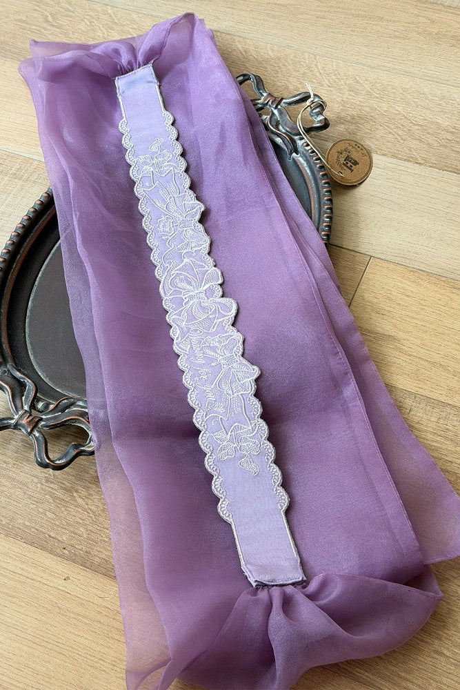 [Pre-order Deadline: July 31] Romantic Sweet Lolita Series Accessories (Flower-Embroidered Waist Ribbon, Corsage with Parfum Emblem, Hair Clip) [Exclusive Sale for Dress Purchasers]