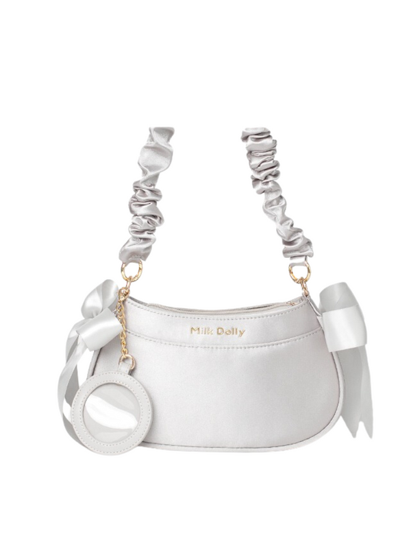 フローティングキャットサテンワンショルダーバッグ