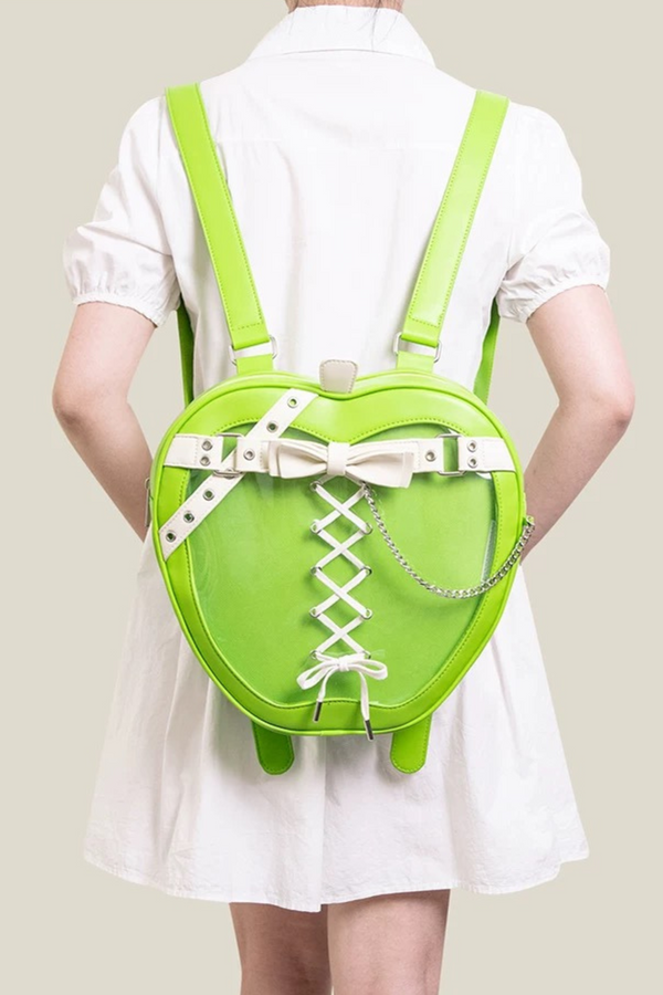 ダークスタイルベルトチェーンりんごバック