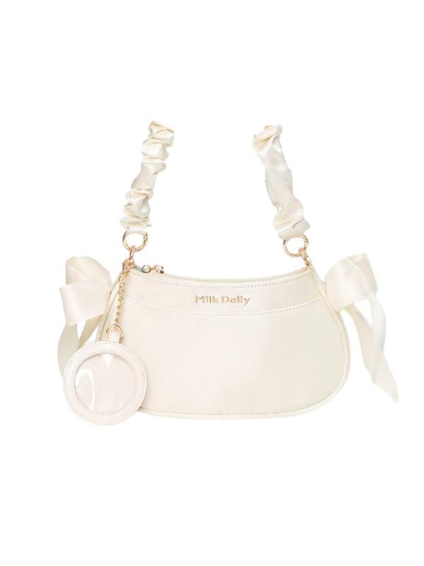 フローティングキャットサテンワンショルダーバッグ