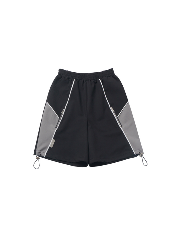 モードカジュアルトップス+ロングシャツ+ハーフパンツ+スカート