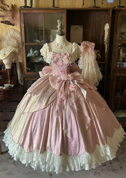 【2月5日予約締切】ロマンティックローズエレガントプリンセスドレスコンプリートセット