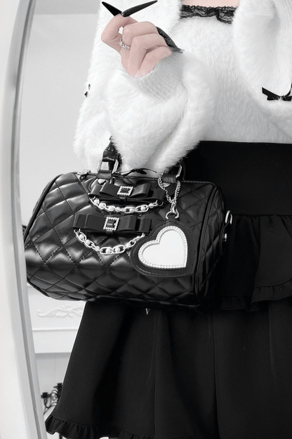 キルティングリボンミニバッグ