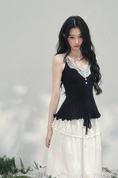 フレンチレースジャケット+キャミソール